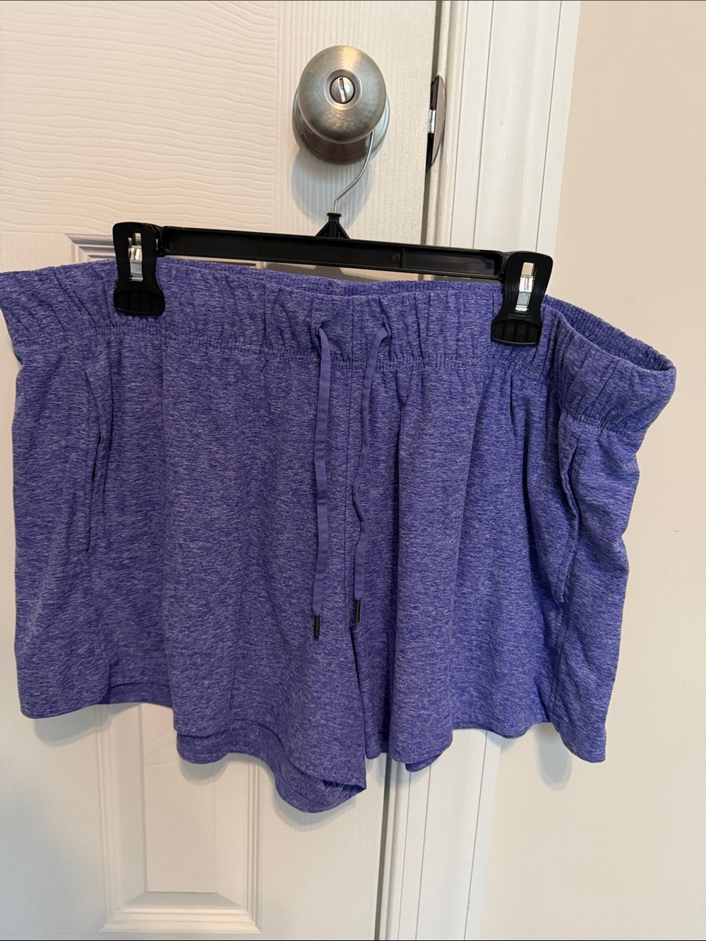 Purple Drawstring Lounge Shorts
